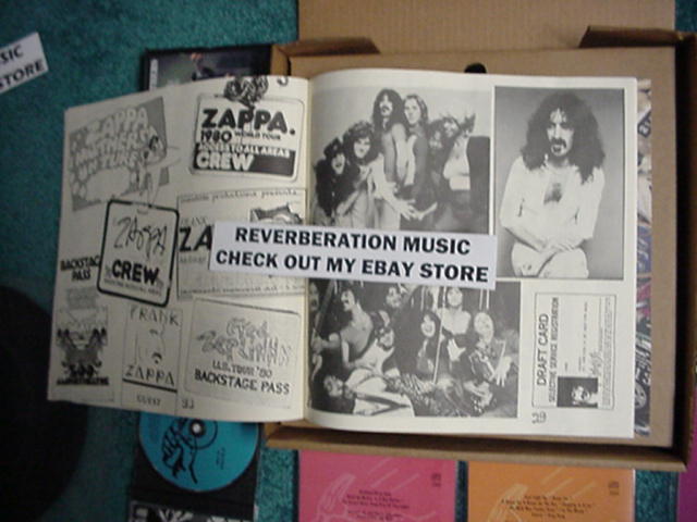 FRANK ZAPPA Beat The Boots II 8 CD BOX SET w/Book & Cap 081227037222 